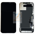 TOUCH SCREEN LCD DISPLAY APPLE IPHONE 12 / 12 PRO HARD OLED INFINITY COLOR VETRO SCHERMO NERO + FRAME