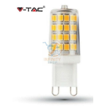 V-TAC VT-2227 LAMPADINA TUBORALE CERAMICA LED G9 6W=45W WATT BULBO