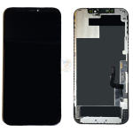 TOUCH SCREEN LCD DISPLAY PER APPLE IPHONE 12 / 12 PRO INCELL INFINITY COLOR VETRO SCHERMO NERO + FRAME FHD COF CHIP INTERCAMBIABILE