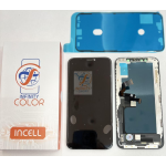 TOUCH SCREEN LCD DISPLAY RETINA PER APPLE IPHONE XS INCELL INFINITY COLOR VETRO SCHERMO NERO + FRAME