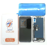 TOUCH SCREEN LCD DISPLAY RETINA COMPATIBILE PER APPLE IPHONE X INCELL INFINITY COLOR SCHERMO NERO + FRAME