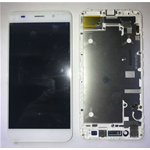 TOUCH SCREEN VETRO LCD DISPLAY + FRAME Per Huawei Y6 SCL-L01 SCL-L21 BIANCO